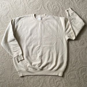 NEW Wilfred Free | Free Fleece Oversized Sweatshirt in Fd Bone w/ Organic Cotton